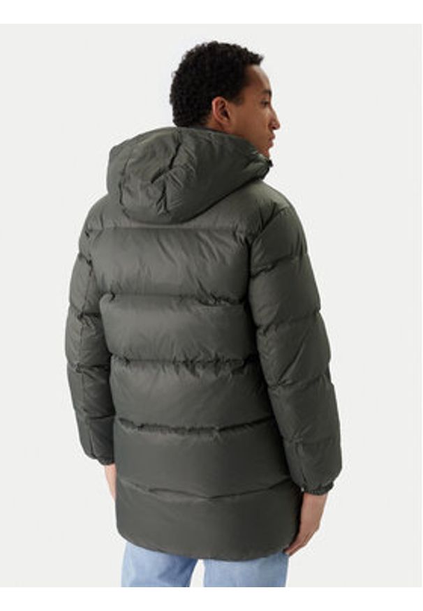 Tommy Jeans Kurtka puchowa Essential DM0DM20466 Zielony Regular Fit. Kolor: zielony. Materiał: syntetyk