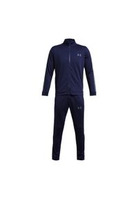 Dres męski Under Armour UA Knit Track Suit. Kolor: niebieski. Materiał: dresówka #1