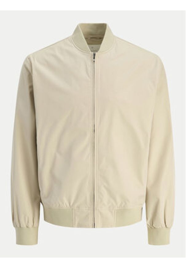 Jack & Jones Kurtka bomber Cbane 12272567 Beżowy Regular Fit. Kolor: beżowy. Materiał: syntetyk