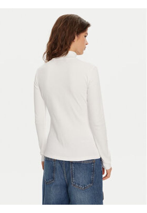 Hugo Golf 50525318 Biały Regular Fit. Typ kołnierza: golf. Kolor: biały. Materiał: bawełna