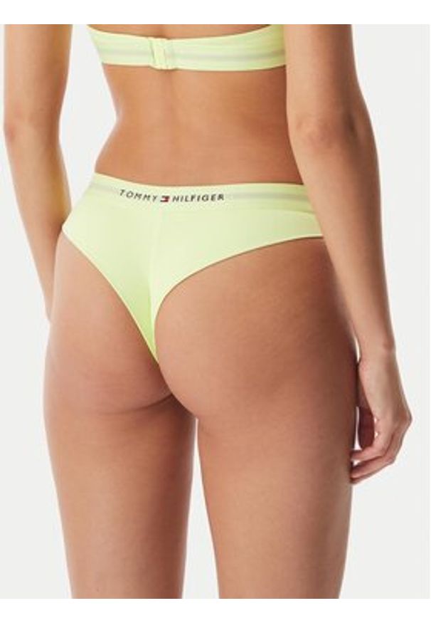 TOMMY HILFIGER - Tommy Hilfiger Dół od bikini UW0UW06364 Żółty jasny. Kolor: żółty. Materiał: syntetyk