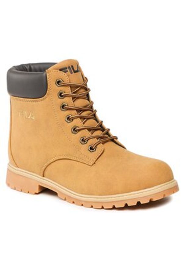 Fila Trapery Maverick Mid FFW0219.70010 Żółty. Kolor: żółty. Materiał: skóra