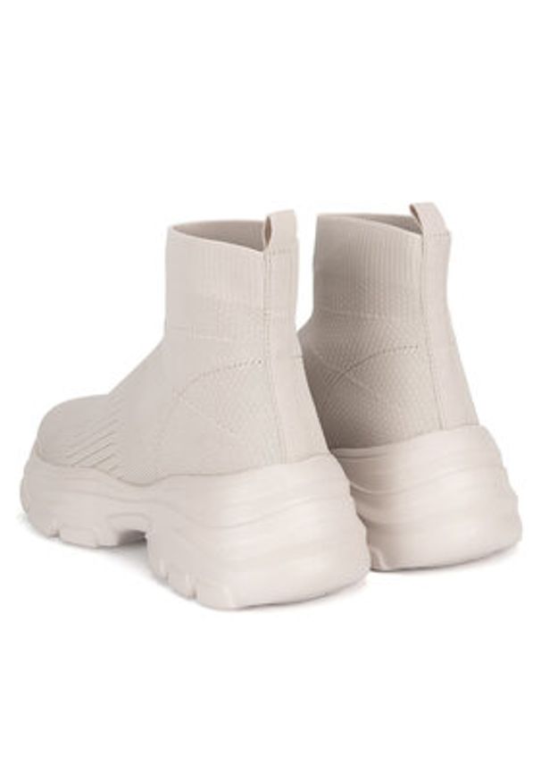 Jenny Fairy Sneakersy LZ0529-08 Beżowy. Kolor: beżowy. Materiał: materiał