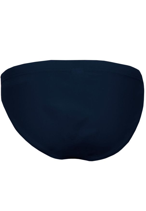 CROWELL - Kąpielówki pływackie dla chłopca Crowell Oscar granatowo-żółte. Kolor: niebieski