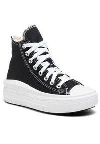 Converse Trampki Chuck Taylor All Star Move Platform 568497C Czarny. Kolor: czarny. Materiał: materiał. Obcas: na platformie #5