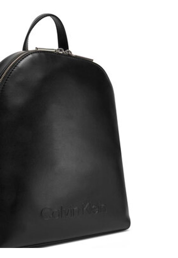 Calvin Klein Plecak K60K613185 Czarny. Kolor: czarny. Materiał: skóra