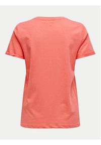 only - ONLY T-Shirt Kita 15244714 Różowy Regular Fit. Kolor: różowy. Materiał: bawełna #4