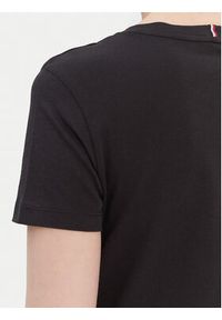 TOMMY HILFIGER - Tommy Hilfiger T-Shirt Heritage Crew WW0WW22043 Czarny Regular Fit. Kolor: czarny. Materiał: bawełna #2