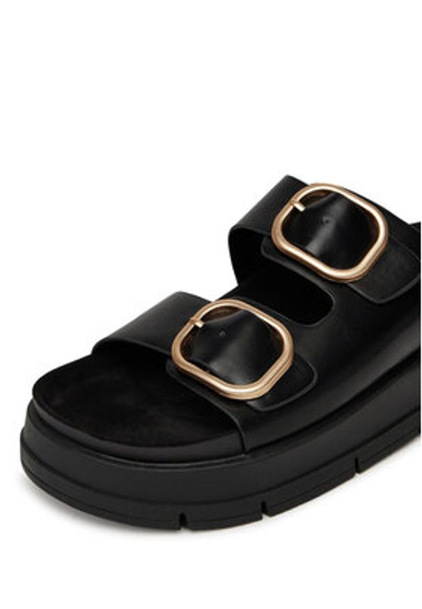 DeeZee Klapki HY62273-2 Czarny. Kolor: czarny. Materiał: syntetyk, materiał