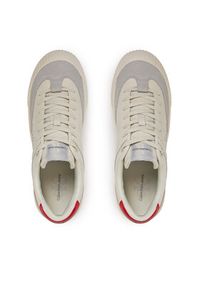Calvin Klein Jeans Sneakersy Skater Vulc Low Mix Mg Btw YM0YM00916 Beżowy. Kolor: beżowy. Materiał: materiał #3