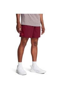 Spodenki krótkie męskie Under Armour Vanish Woven 6in Shorts. Kolor: czerwony, brązowy, wielokolorowy. Długość: krótkie