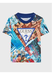 Guess Komplet t-shirt i szorty sportowe I3GG00 K8HM3 Kolorowy Regular Fit. Materiał: bawełna. Wzór: kolorowy #7