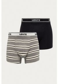 Levi's® - Levi's Bokserki (2-pack) męskie kolor szary. Kolor: szary