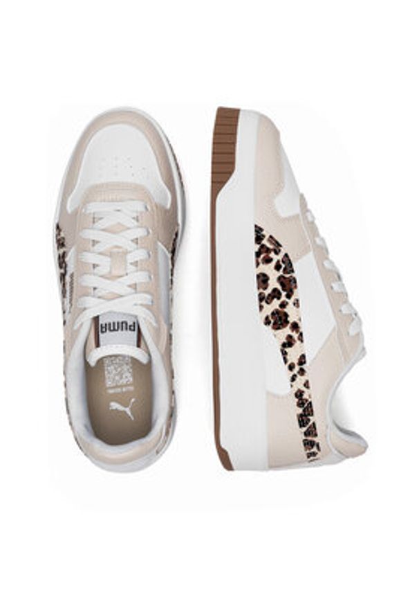 Puma Sneakersy CEO-CARINA STREET 40345901_ Beżowy. Kolor: beżowy. Materiał: materiał