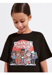 Reserved - T-shirt Stranger Things - czarny. Kolor: czarny. Materiał: bawełna #1