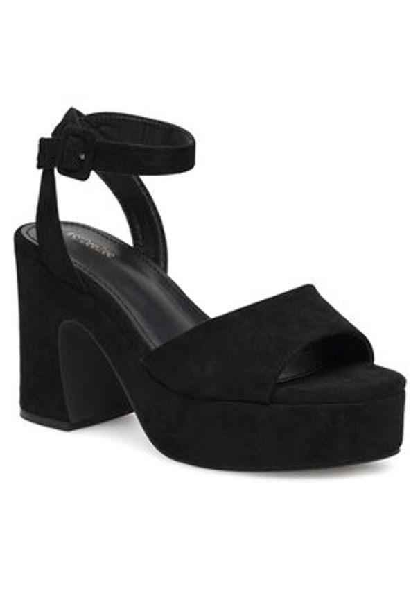 DeeZee Sandały HY1808-01 Czarny. Kolor: czarny. Materiał: materiał