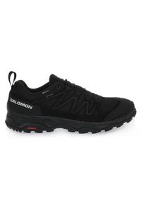 salomon - Buty do biegania męskie Salomon X Ward Leather Mid Gtx. Kolor: czarny. Materiał: materiał. Szerokość cholewki: normalna. Technologia: Gore-Tex. Sport: turystyka piesza, bieganie #1