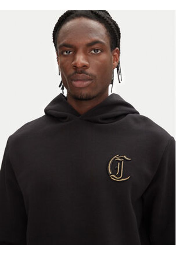 Just Cavalli Bluza 78OAIT13 Czarny Regular Fit. Kolor: czarny. Materiał: bawełna