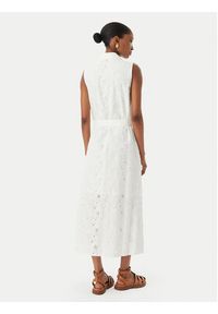LOLA CASADEMUNT Sukienka koszulowa LS2616144 Biały Regular Fit. Kolor: biały. Materiał: bawełna. Typ sukienki: koszulowe #3