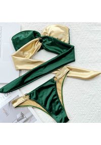 Intica - Bikini bandeau dwuczęściowe regulowane na plażę i basen Zariah. Kolor: wielokolorowy. Materiał: materiał #1