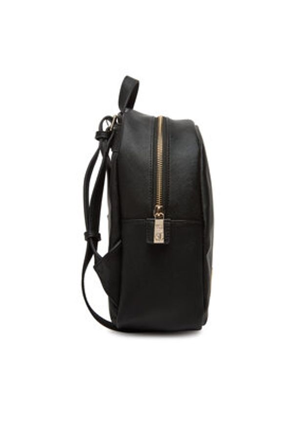 Just Cavalli Plecak 78RA4BBD ZS766 Czarny. Kolor: czarny. Materiał: skóra