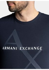 Koszulka męska granatowa Armani Exchange 8NZT76 Z8H4Z 1510. Kolor: niebieski