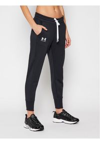 Under Armour Spodnie dresowe Ua Rival 1356416 Czarny Loose Fit. Kolor: czarny. Materiał: dresówka, bawełna