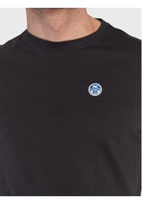 North Sails T-Shirt 692812 Czarny Regular Fit. Kolor: czarny. Materiał: bawełna #4