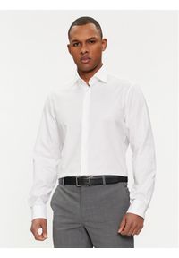 Michael Kors Koszula MD0MD91514 Biały Slim Fit. Kolor: biały. Materiał: bawełna #1