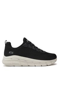 skechers - Skechers Sneakersy Bobs B Flex-Visionary Essence 117346/BLK Czarny. Kolor: czarny. Materiał: mesh, materiał