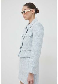 Miss Sixty kurtka damska kolor niebieski przejściowa. Okazja: na co dzień. Kolor: niebieski. Styl: casual #1