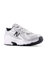 Buty dziecięce New Balance PZ740NW – szare. Kolor: szary. Materiał: materiał, syntetyk. Szerokość cholewki: normalna. Sezon: lato. Sport: turystyka piesza #2