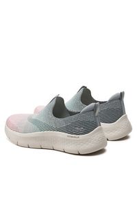 skechers - Skechers Sneakersy Go Walk Flex-Cali Sunset 124827/GYMT Szary. Kolor: szary. Materiał: skóra #4