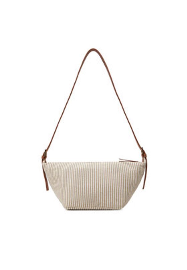 TOMMY HILFIGER - Tommy Hilfiger Torebka Th Premium Beach Le Sling Bag AW0AW17177 Beżowy. Kolor: beżowy