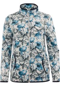 GLENMUIR - Glemo Bluza damska Sindy – mikropolar, kaptur i zamek, M. Typ kołnierza: kaptur. Kolor: wielokolorowy, niebieski, szary #2