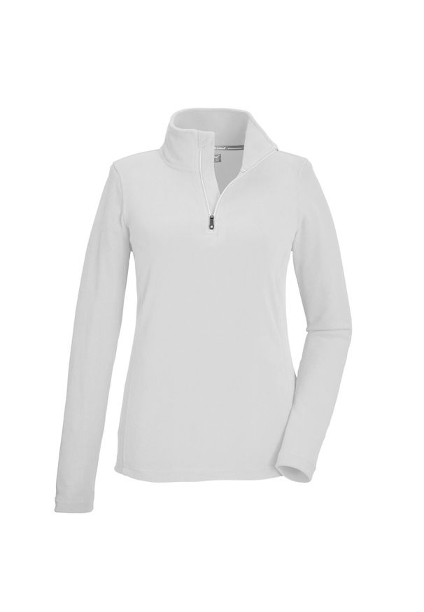 Bluza damska Killtec KSW 101 WMN FLC SHRT. Kolor: biały. Materiał: polar