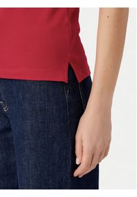 TOMMY HILFIGER - Tommy Hilfiger Polo 1985 WW0WW43225 Czerwony Slim Fit. Typ kołnierza: polo. Kolor: czerwony. Materiał: bawełna #5