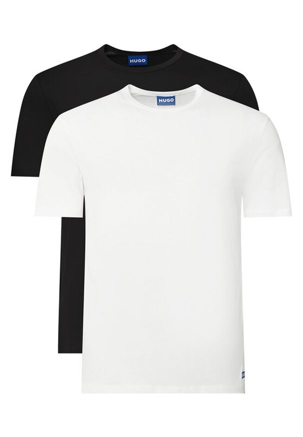 Hugo - HUGO Komplet 3 t-shirtów Blue3_Naolo 50522382 Kolorowy Regular Fit. Materiał: bawełna. Wzór: kolorowy