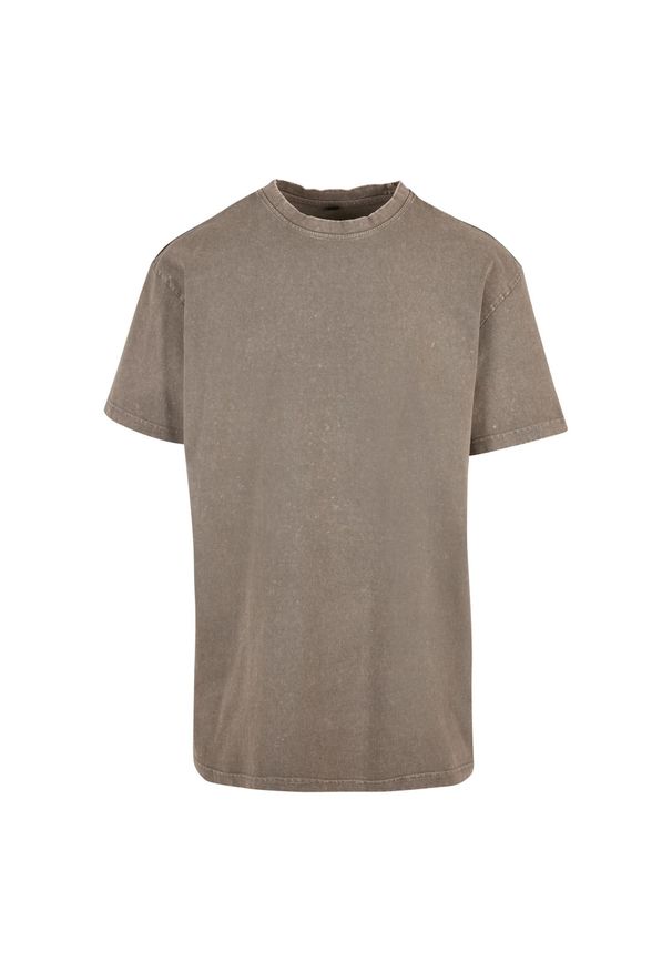 BUILD YOUR BRAND - Koszulka Unisex Adult Acid Wash Heavy Oversized T-shirt. Kolor: zielony