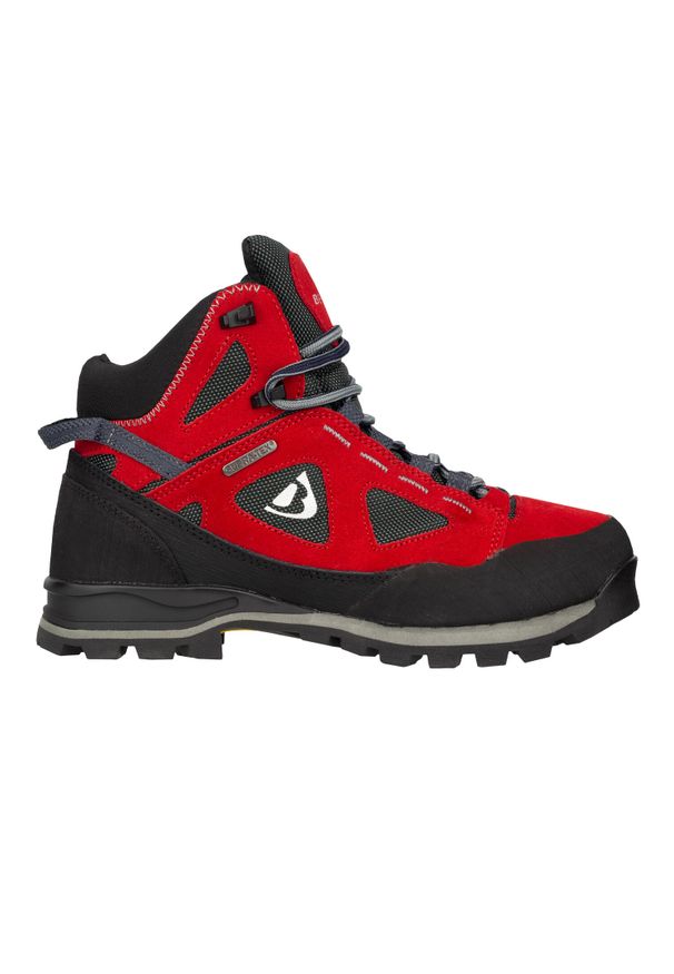 Bergson - Buty trekingowe Damskie BERGSON KAKKA Mid STX 2.0. Kolor: czarny, czerwony, wielokolorowy