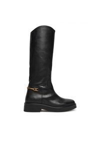 TOMMY HILFIGER - Oficerki Tommy Hilfiger. Kolor: czarny