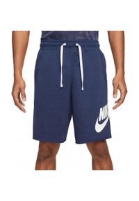 Spodenki Męskie Nike M Nk Club Alumni Hbr Ft Short. Kolor: niebieski