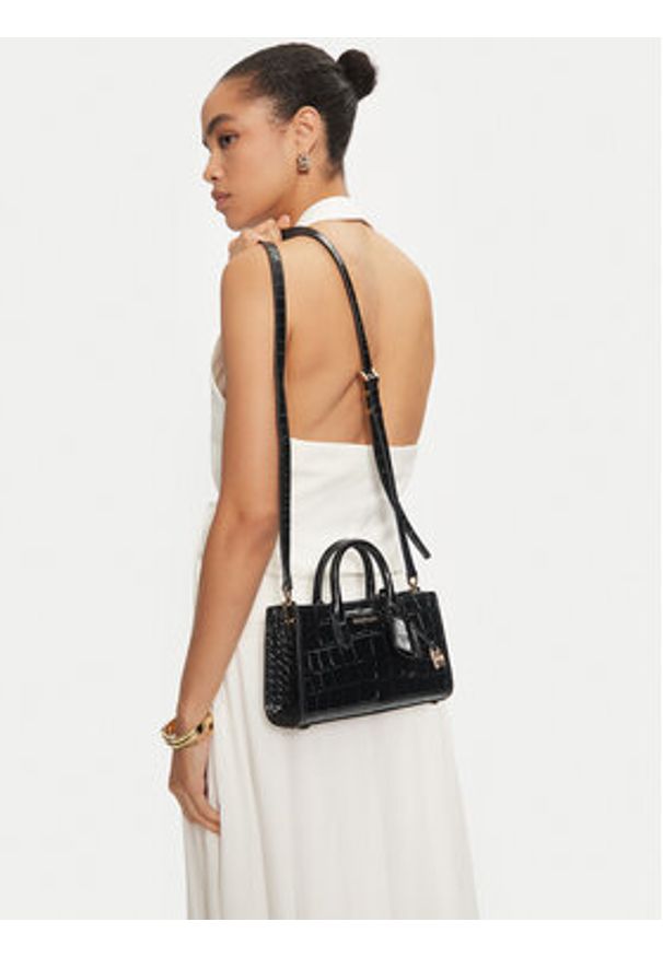 MICHAEL Michael Kors Torebka 32F4GETC0E Czarny. Kolor: czarny. Materiał: skórzane