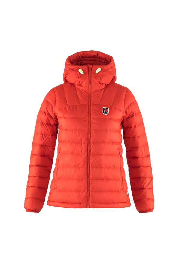 Fjällräven - Kurtka damska Fjallraven Expedition Pack Down Hoodie. Kolor: czerwony. Sport: turystyka piesza