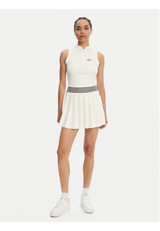 Ellesse Sukienka codzienna Medusa SGZ21966 Biały Slim Fit. Okazja: na co dzień. Kolor: biały. Materiał: syntetyk. Typ sukienki: proste. Styl: casual