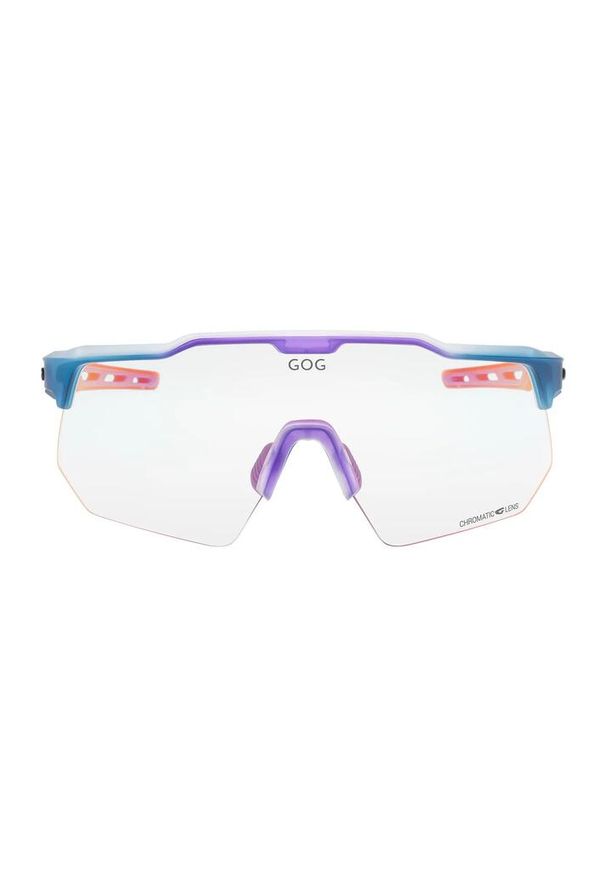 Okulary rowerowe fotochromowe GOG Loki - matt cristal blue/red. Kolor: niebieski. Sport: turystyka piesza