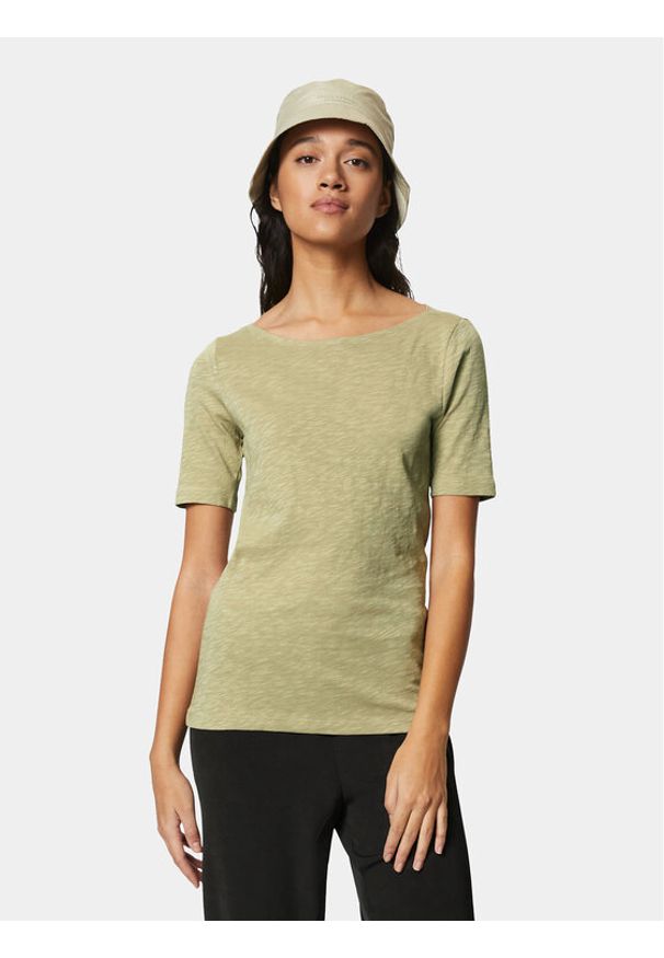 Marc O'Polo T-Shirt 402 2261 51399 Zielony Slim Fit. Typ kołnierza: polo. Kolor: zielony. Materiał: bawełna