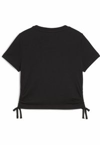 Puma - Młodzieżowa koszulka Essentials Animal Logo Infill z węzłem PUMA Black. Kolor: czarny