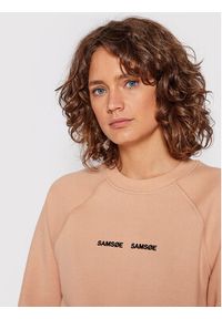 Samsoe & Samsoe - Samsøe Samsøe Bluza Barletta F19218100 Różowy Relaxed Fit. Kolor: różowy. Materiał: syntetyk #4
