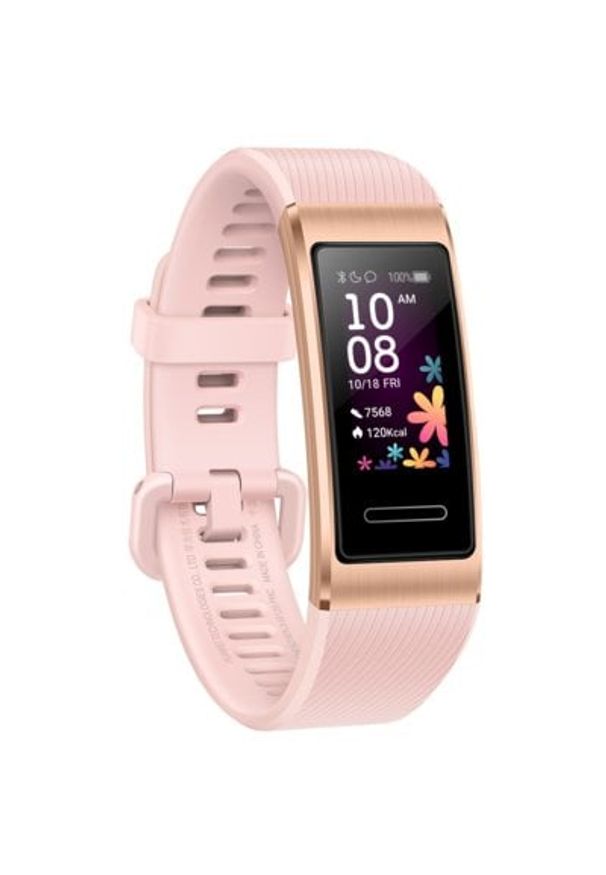 Smartband HUAWEI Band 4 Pro Różowy. Rodzaj zegarka: cyfrowe. Kolor: różowy